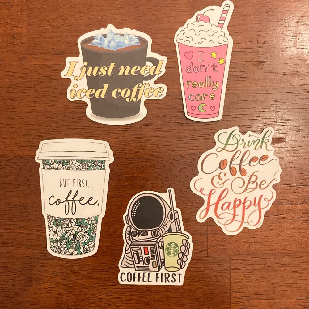 Coffee themed sticker pack!